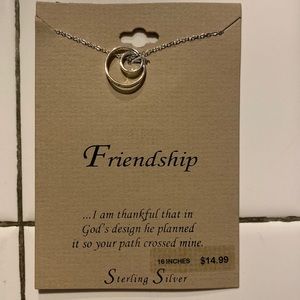 18” sterling silver friendship necklace
